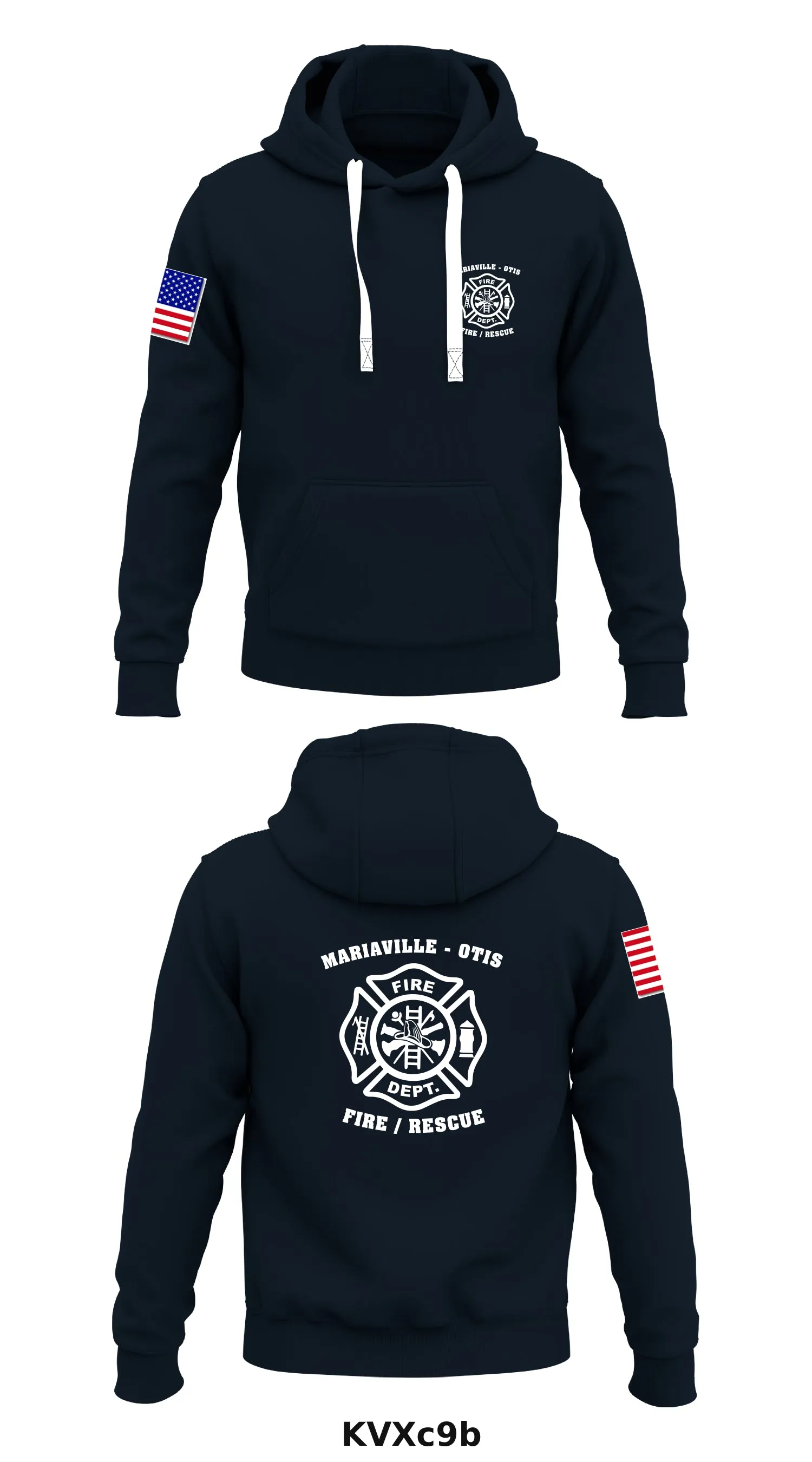 Mariaville- Otis Fire Rescue Store 1  Core Men's Hooded Performance Sweatshirt - KVXc9b
