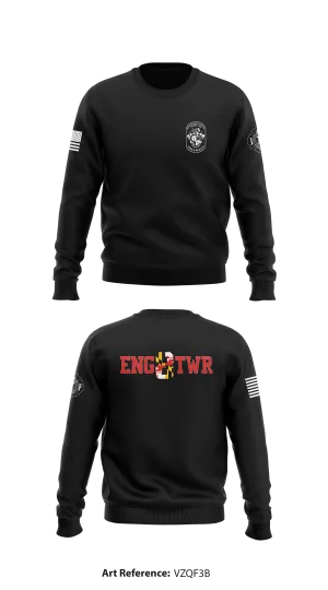MCFRS Station 8 Store 1 Core Men's Crewneck Performance Sweatshirt - VZQf3B