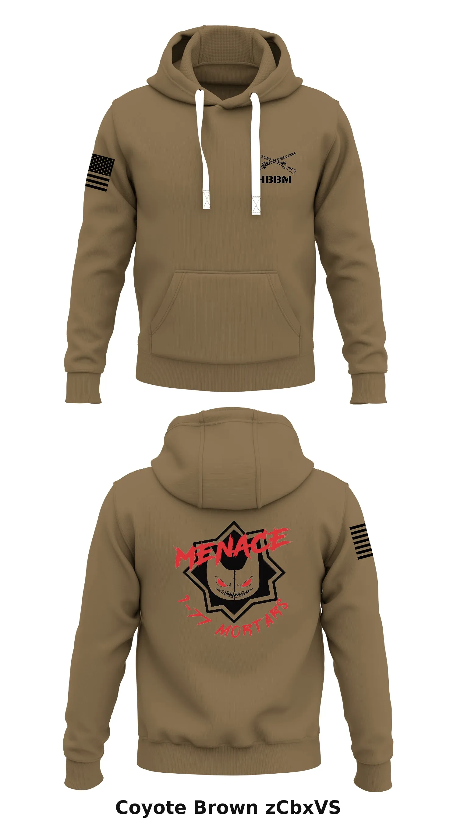 Menace mortar platoon 1-77 AR Store 1  Core Men's Hooded Performance Sweatshirt - zCbxVS