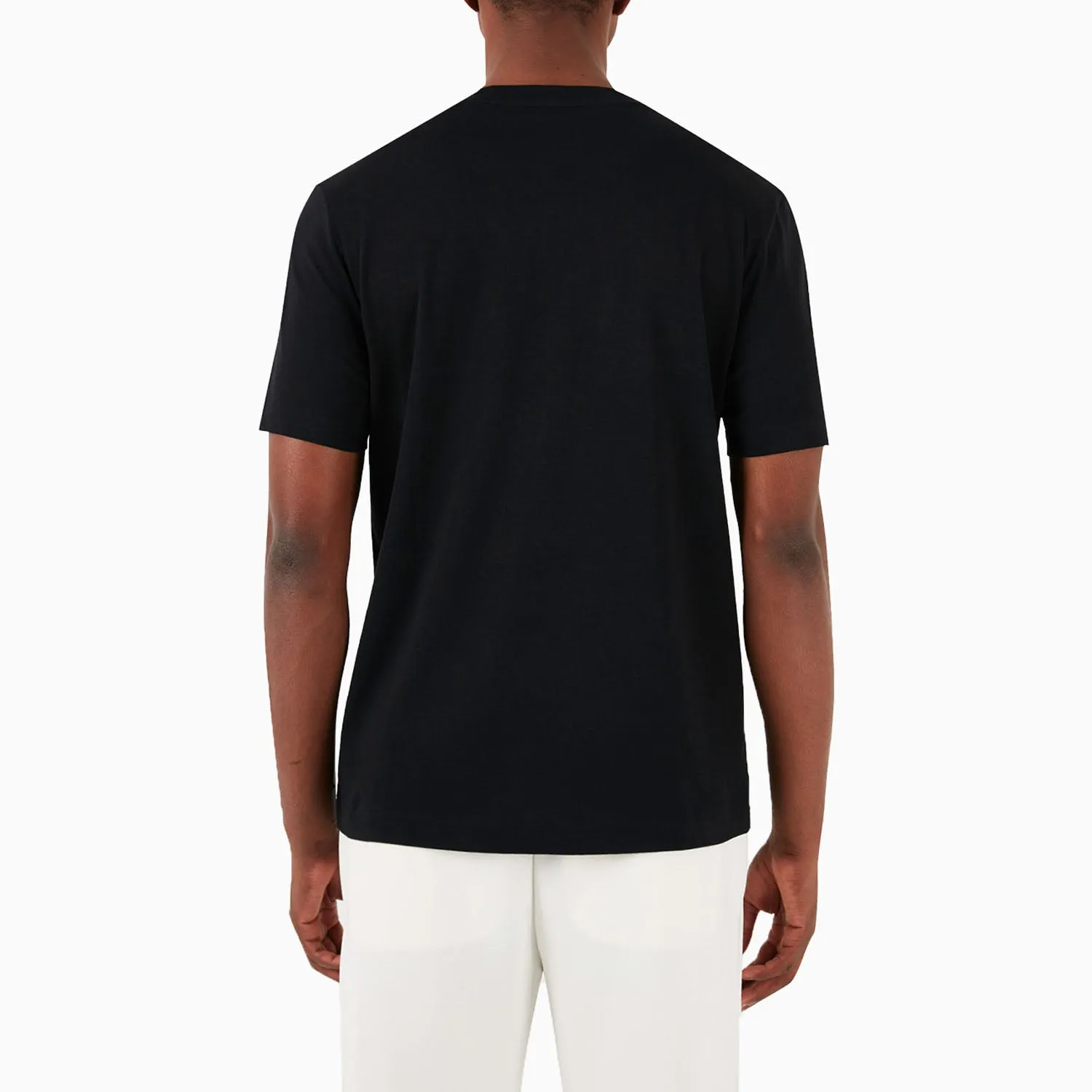 Men's Cotton Jersey Regular Fit T-Shirt With Mesh Logo