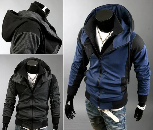 Men's Fleece Zip with High Collar Zip