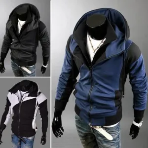 Men's Fleece Zip with High Collar Zip
