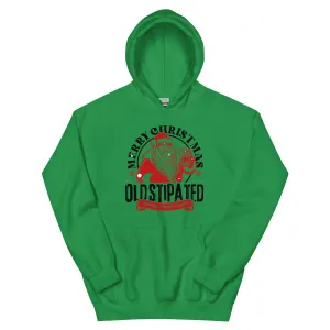 Merry Christmas CONSTIPATED Too Old To Give A Sh Unisex Hoodie