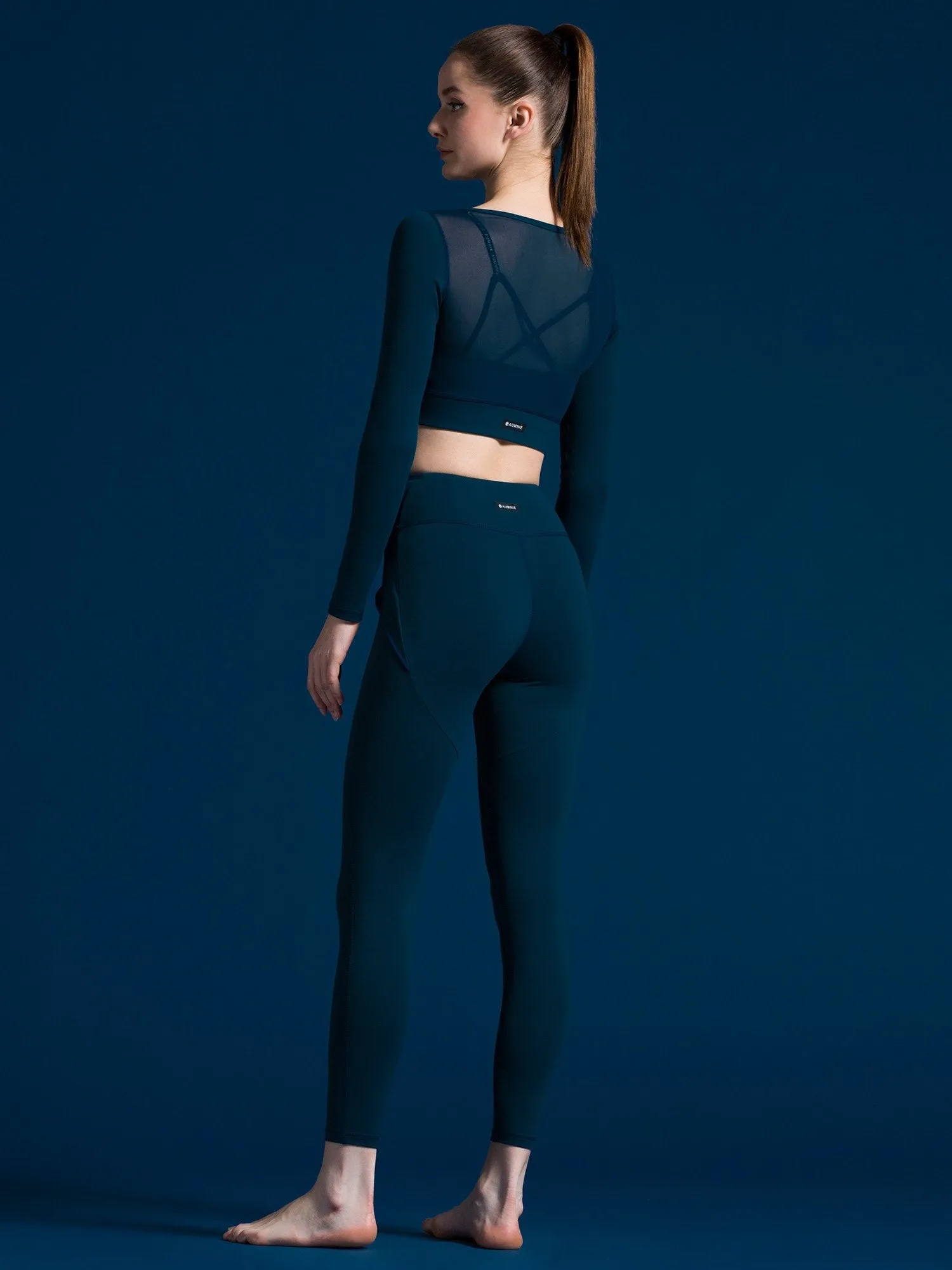 MESH & MATCH CROP TOP, LAKE MESH
