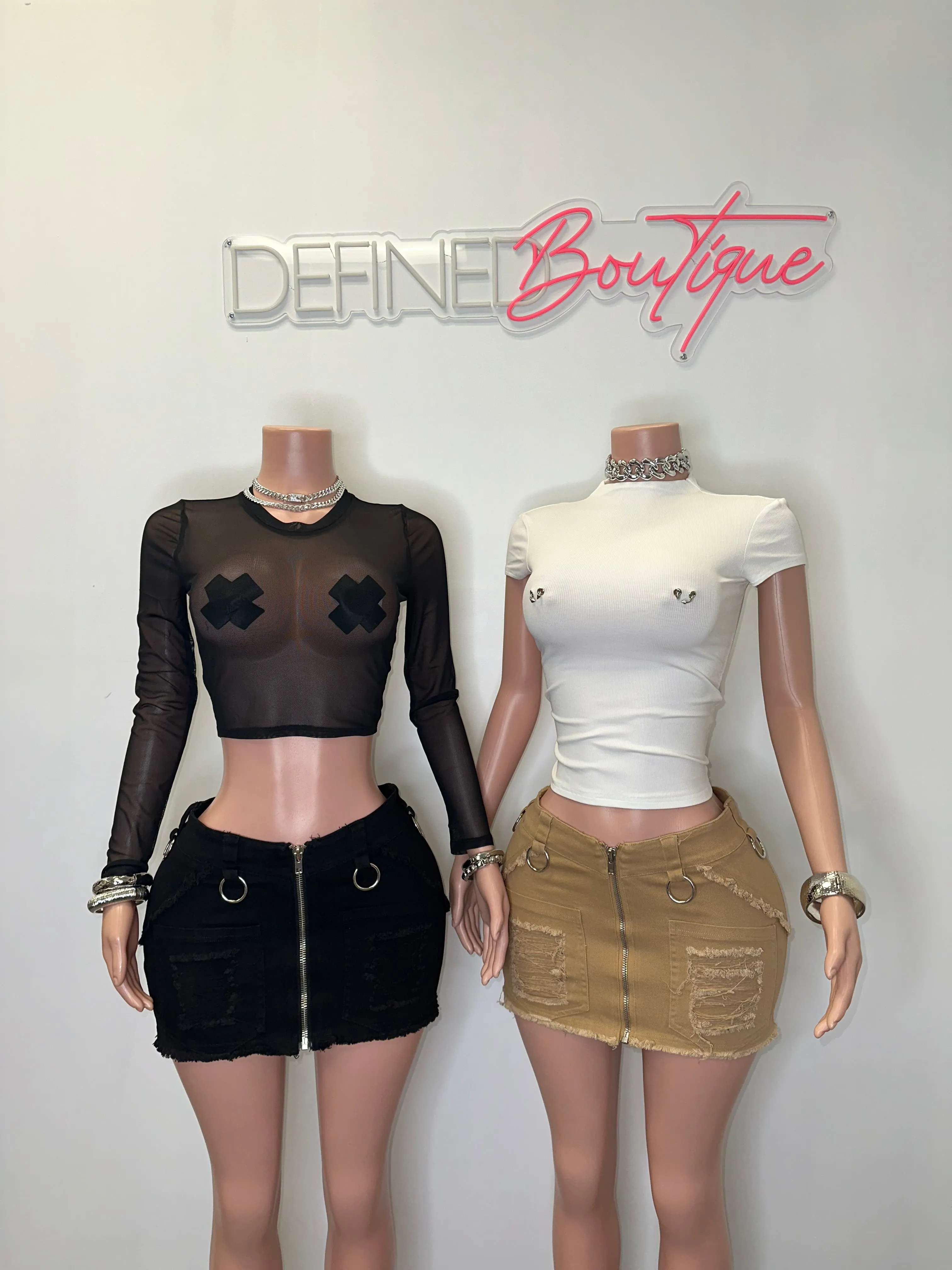 Mesh Crop | Top