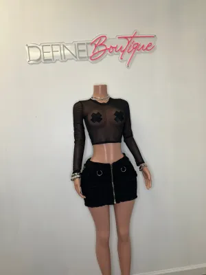 Mesh Crop | Top