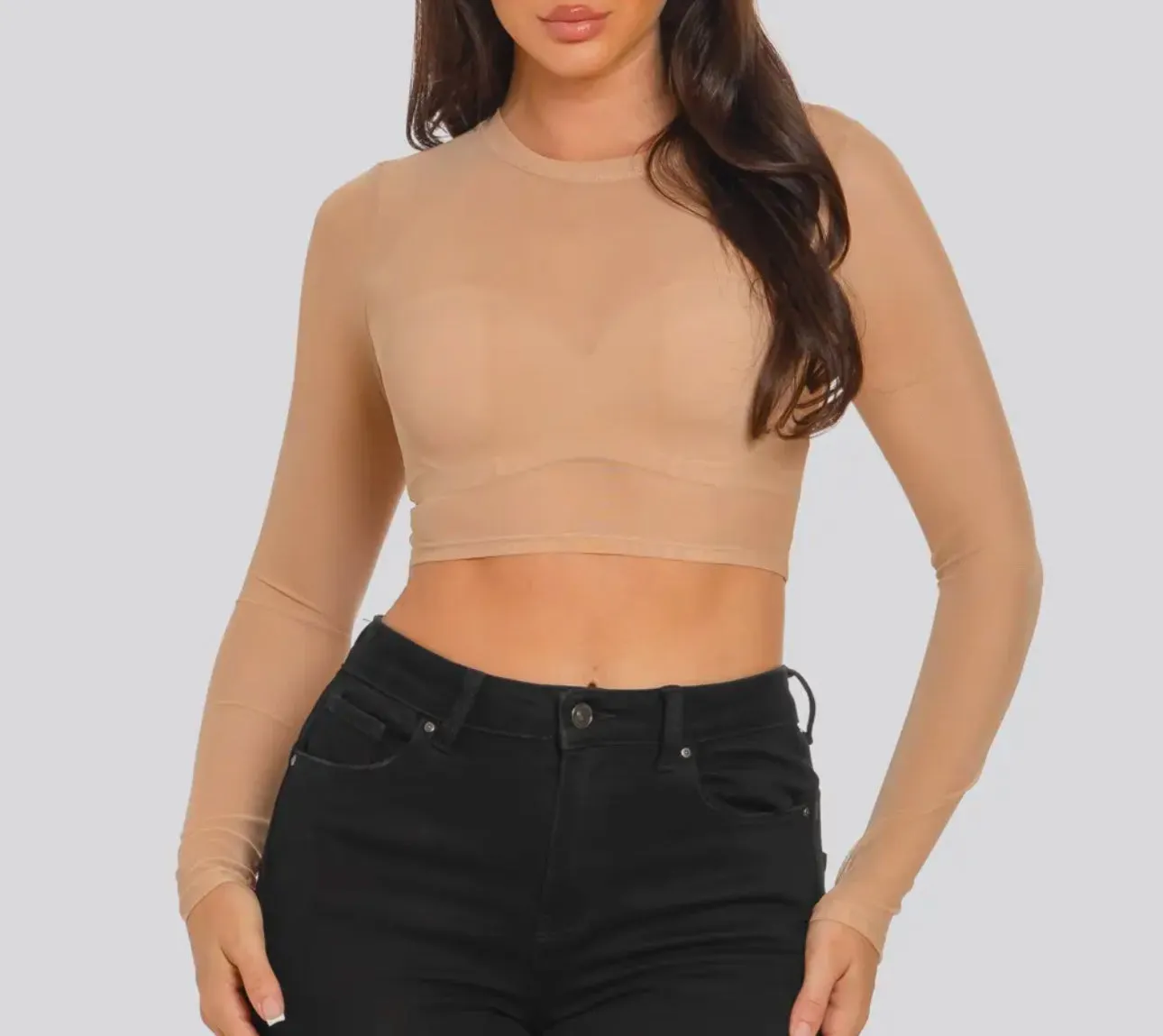 Mesh Crop | Top