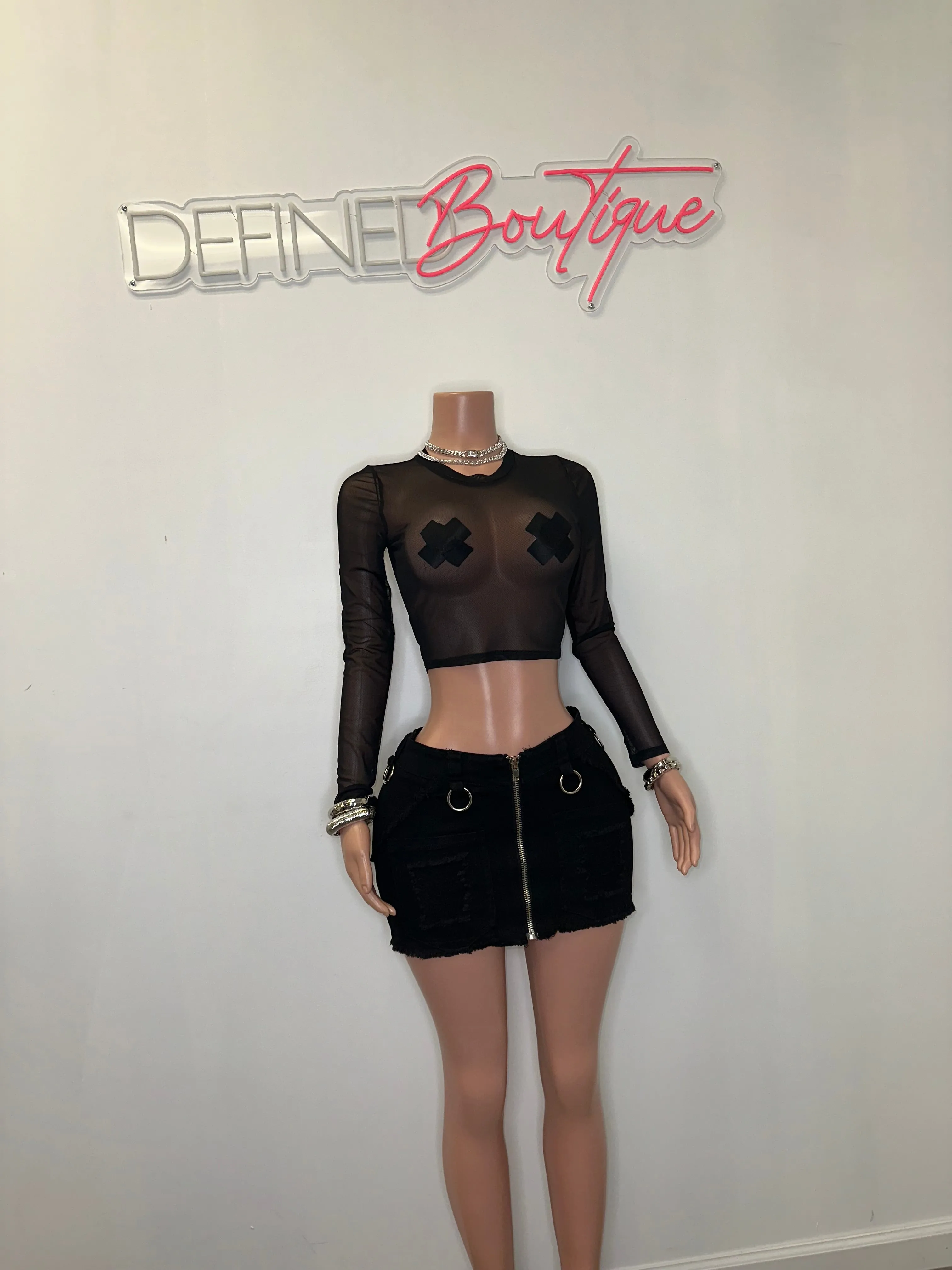 Mesh Crop | Top