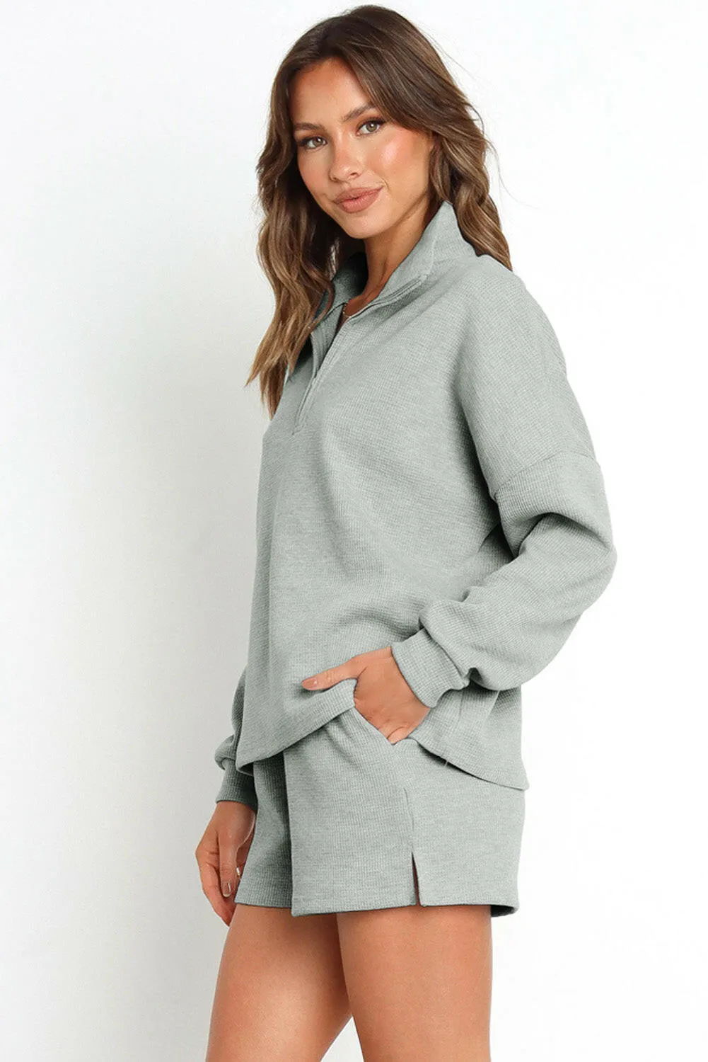 Mission Zip-Up Top and Shorts Set