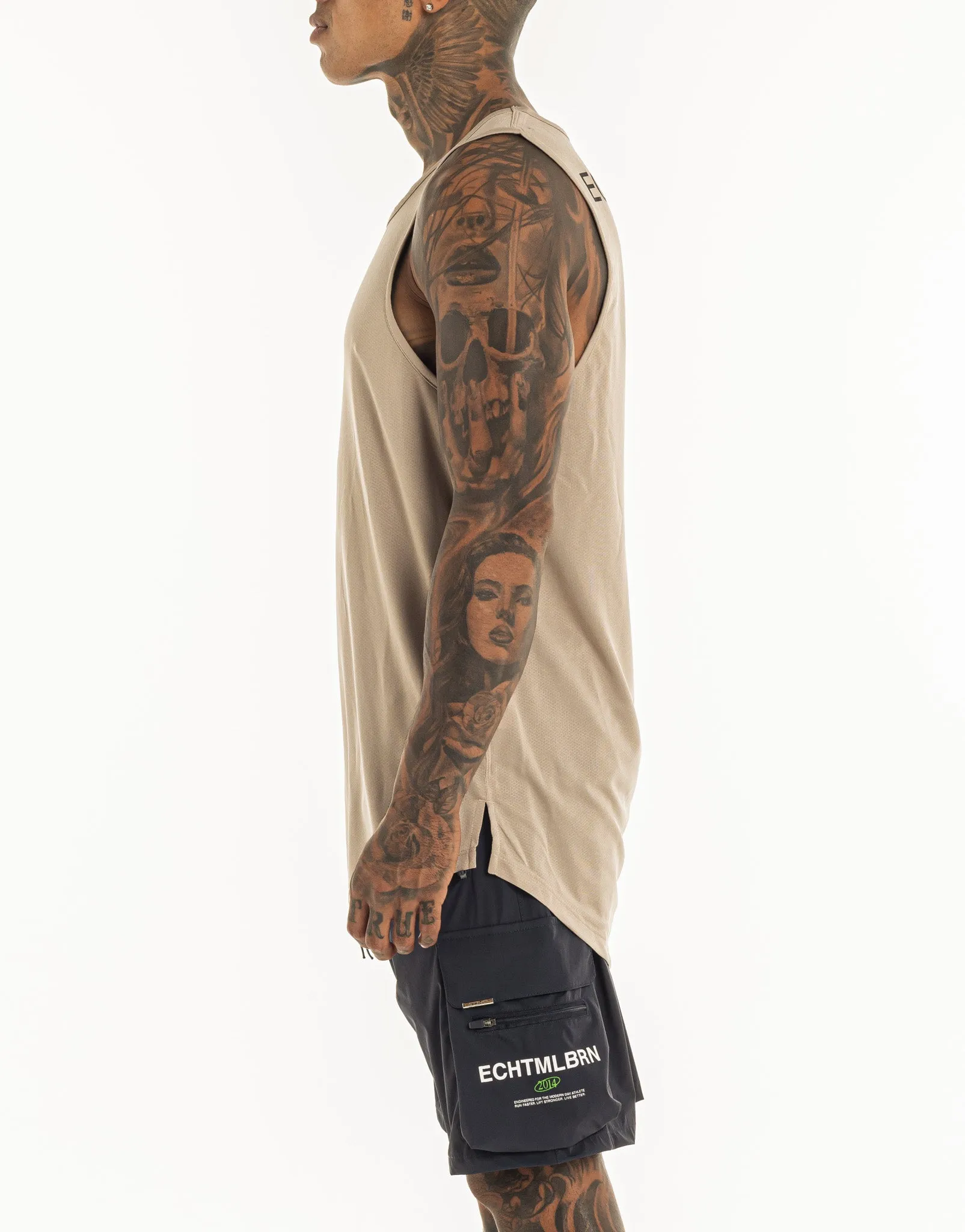 MLBRN Singlet - Taupe