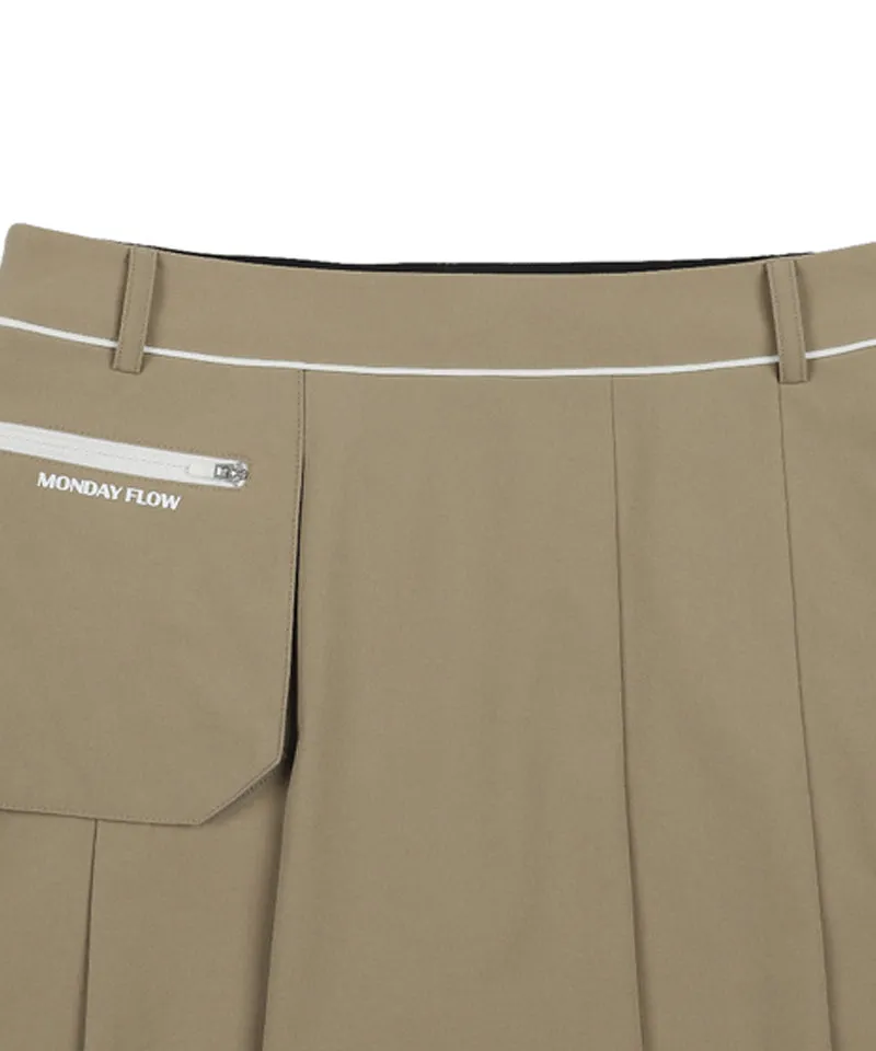 Monday Flow Light Comfy Skirt - Beige
