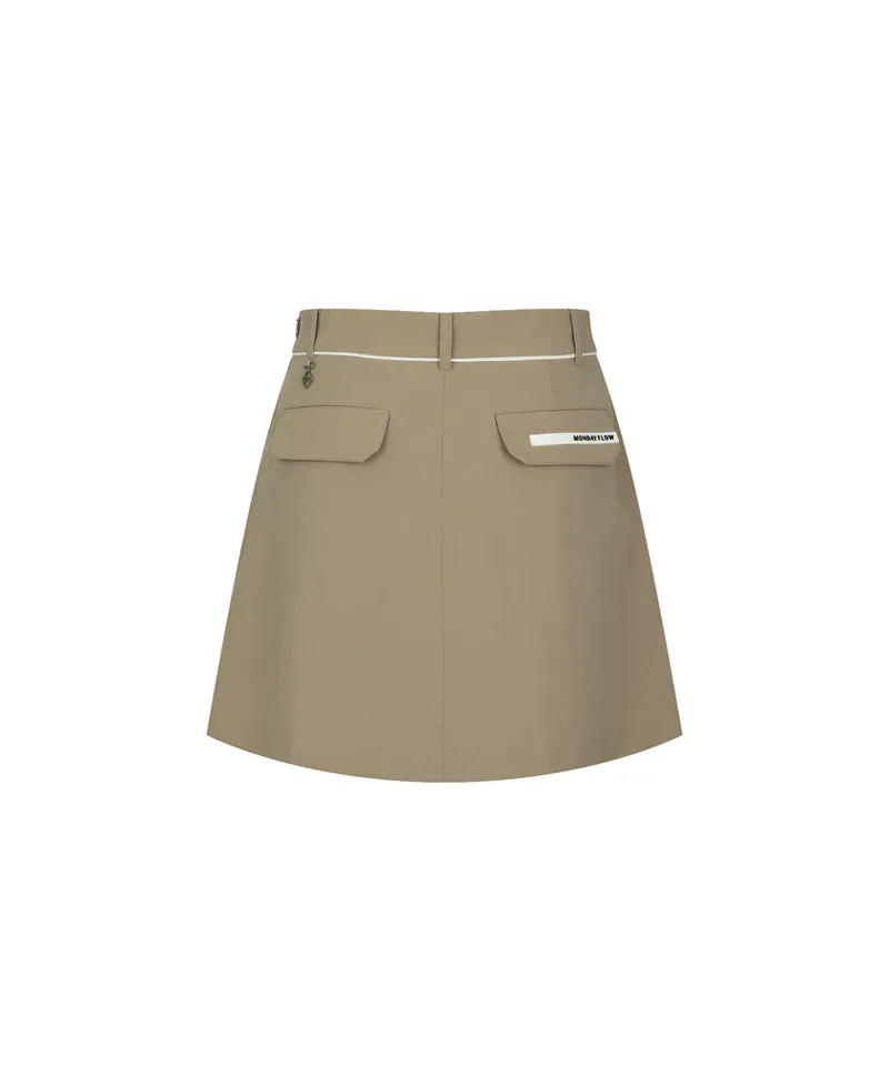 Monday Flow Light Comfy Skirt - Beige