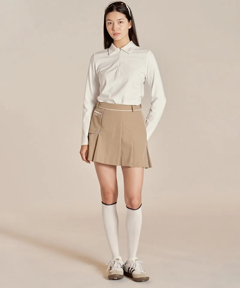 Monday Flow Light Comfy Skirt - Beige