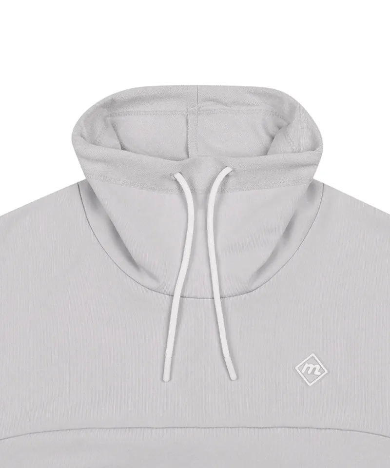 Monday Flow Soft Jersey Pullover Top - Light Grey