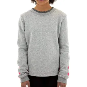 More Mile Girls Fleece Sweatshirt - Grey