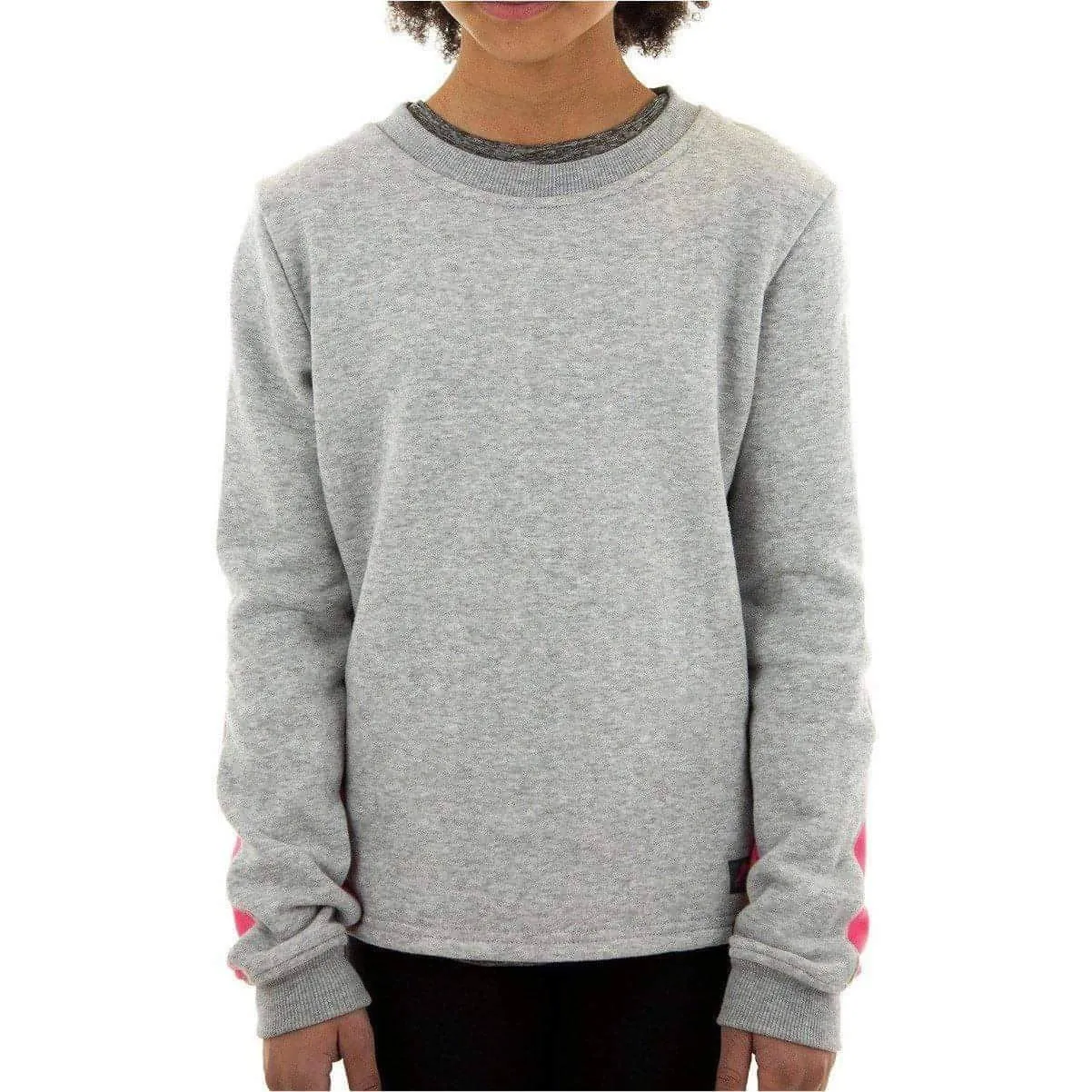 More Mile Girls Fleece Sweatshirt - Grey