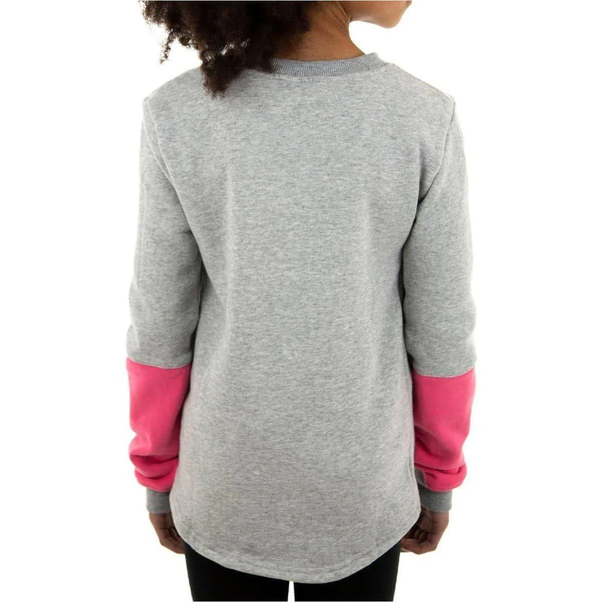 More Mile Girls Fleece Sweatshirt - Grey