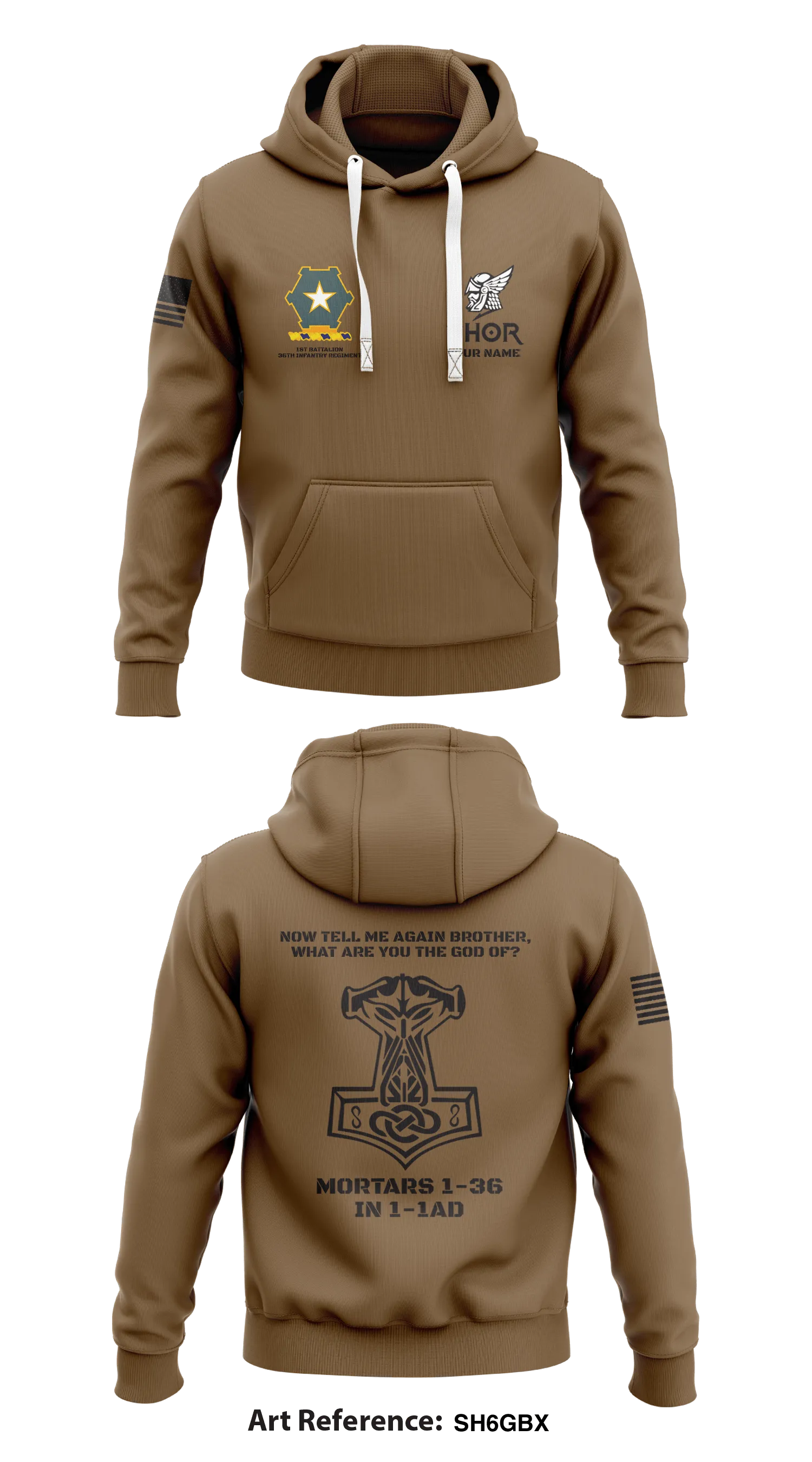 Mortars 1-36 IN 1-1AD Core Men's Hooded Performance Sweatshirt - sH6gBx