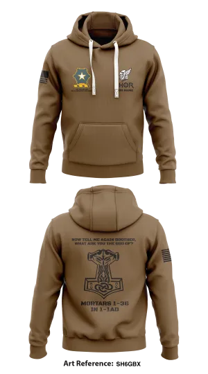 Mortars 1-36 IN 1-1AD Core Men's Hooded Performance Sweatshirt - sH6gBx