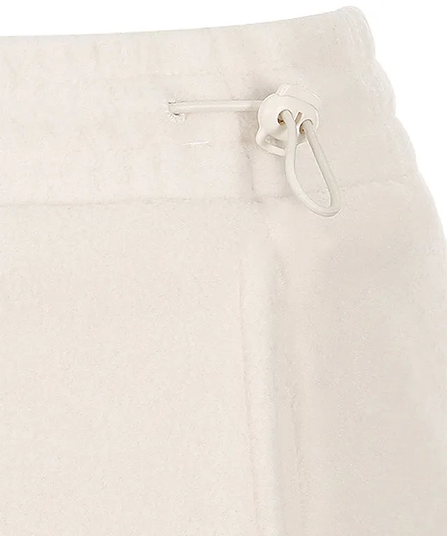 MYCL Soft-Fleece Banded Skirt - Ivory