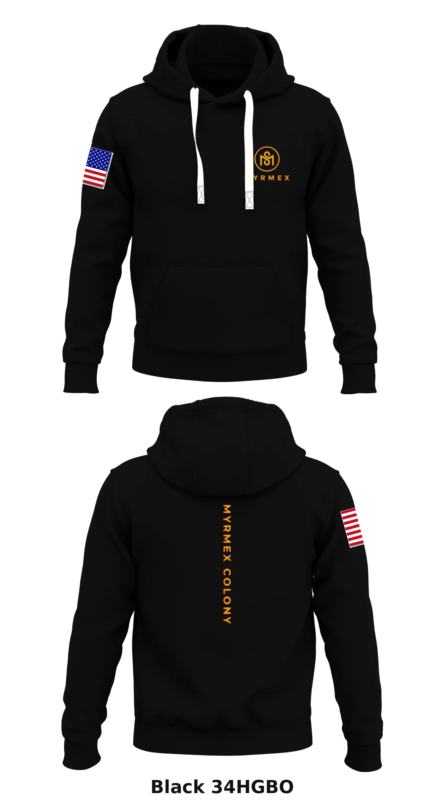 Myrmex Colony Store 1  Core Men's Hooded Performance Sweatshirt - 34HGBO