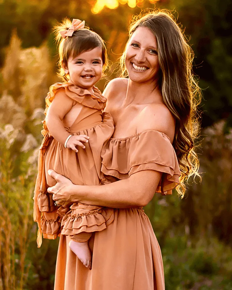 Nellie Ruffle Maxi Dress - Mocha