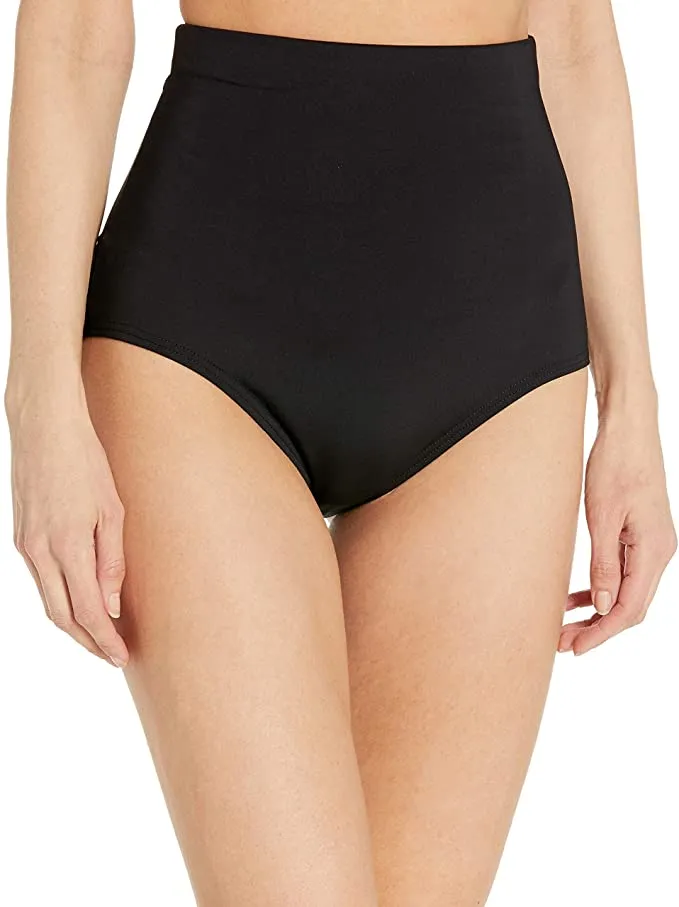 New Anne Cole - Tummy Control Swim Bottom, Black, Sz XL! Retails $60 