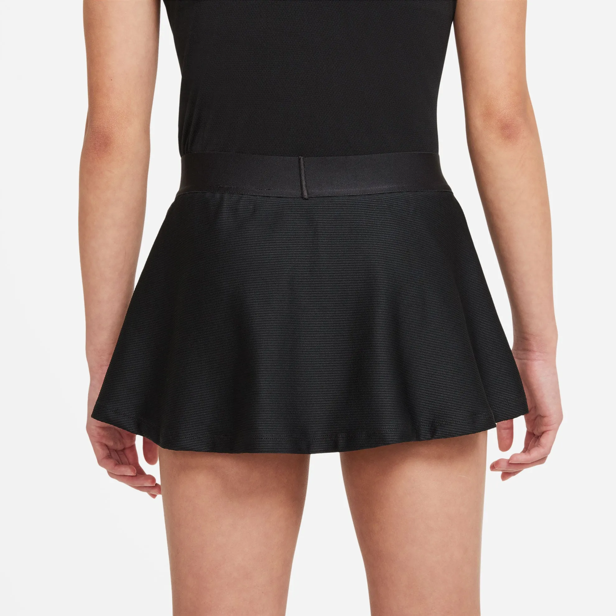 Nike Girls' Dri-FIT Victory Flouncy Skirt (Black/White)