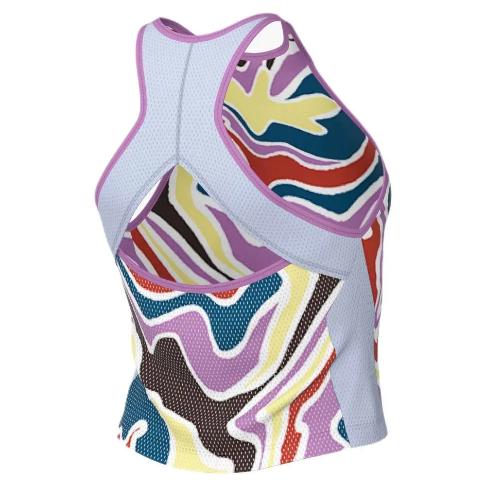 Nike Women's Court Dri-FIT Slam Melbourne Tank (Pink/Grey/White)