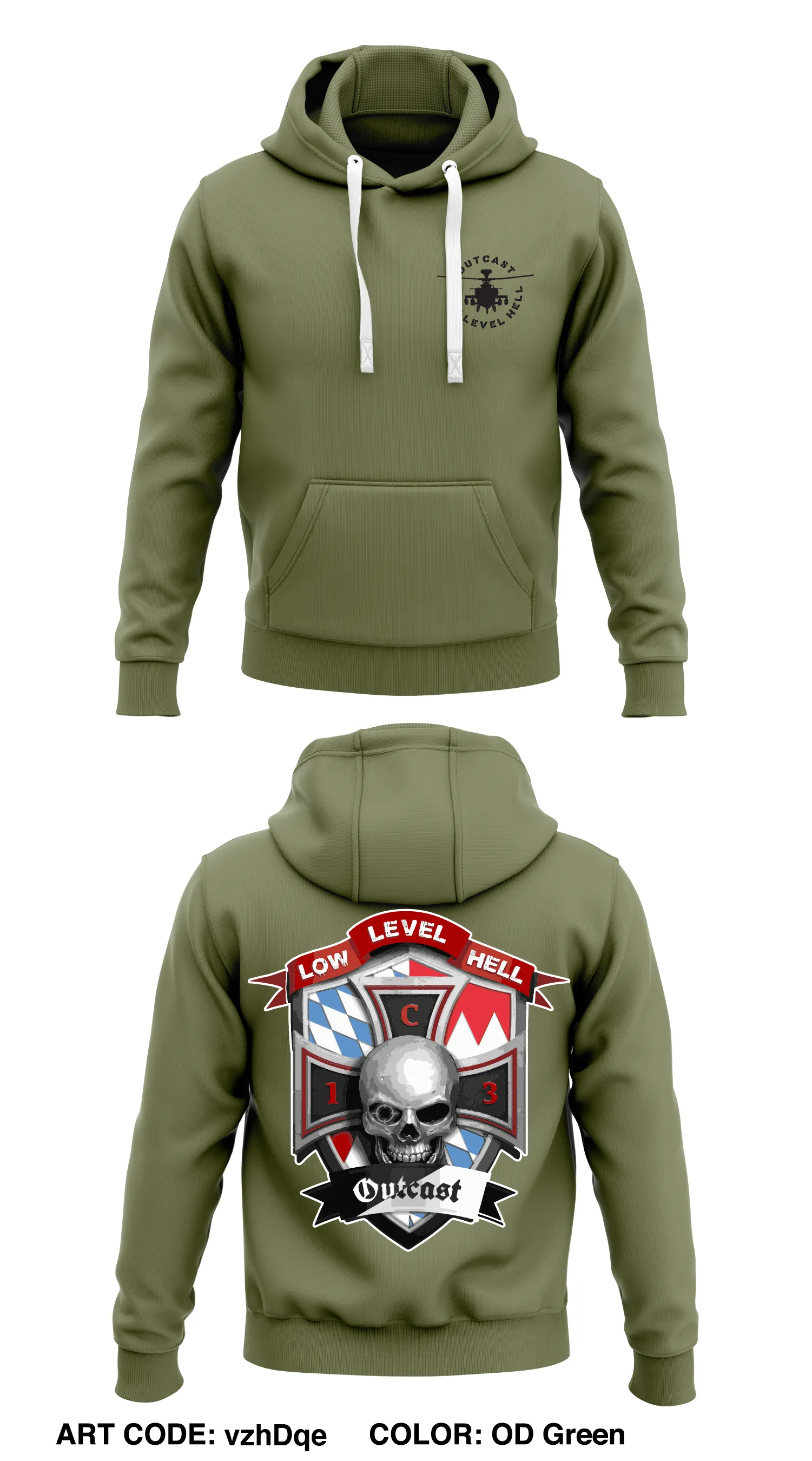 Outcast Company Store 1  Core Men's Hooded Performance Sweatshirt - vzhDqe