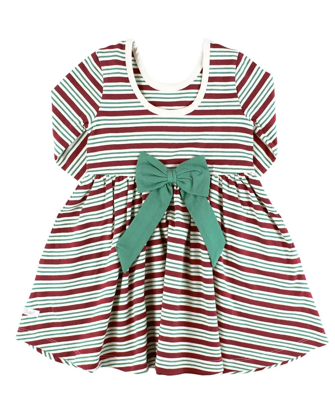 Peppermint Stripe Twirl Dress