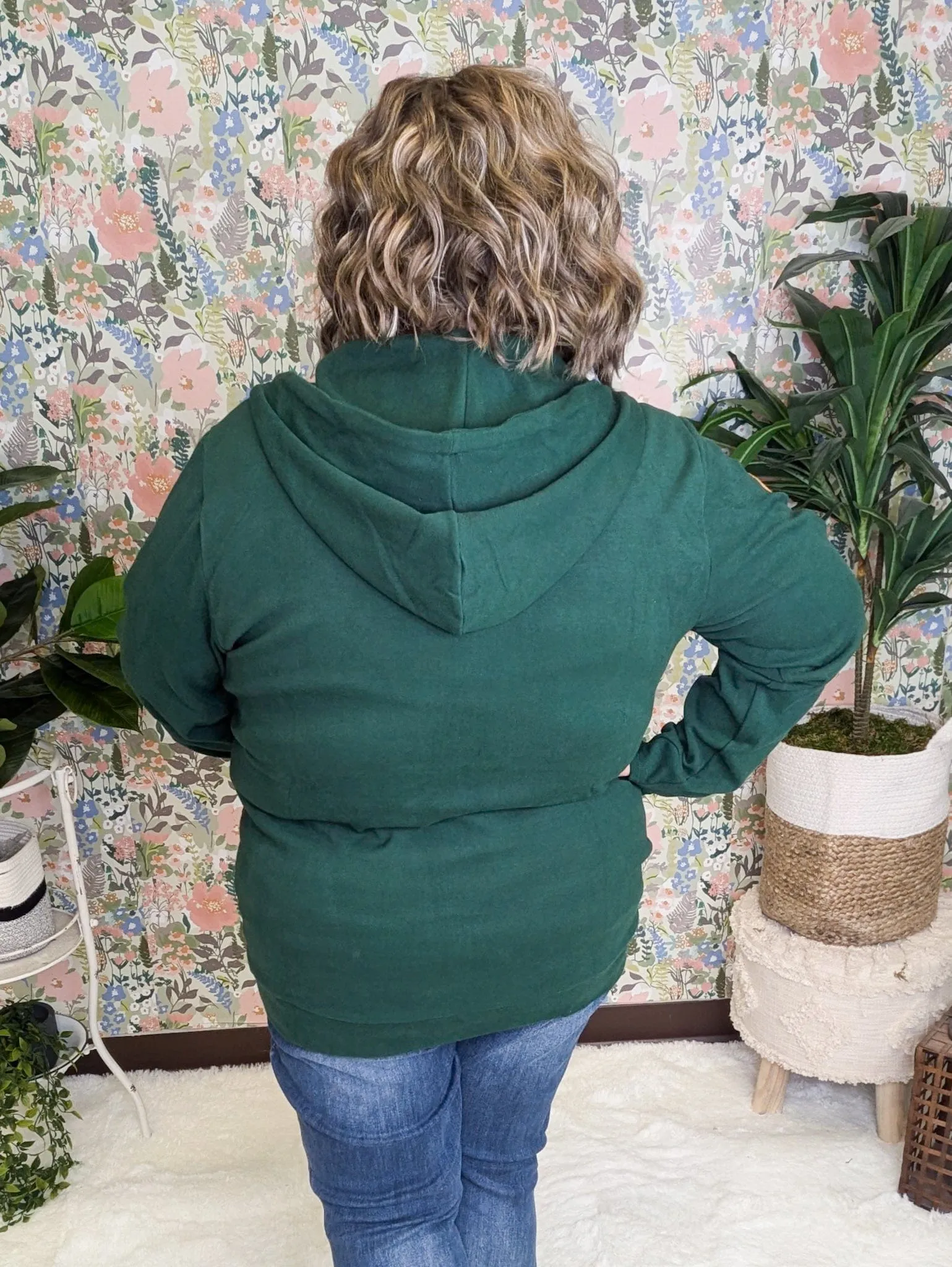 PHC- Solid Fullzip Hoodie in Triple Stretch Evergreen