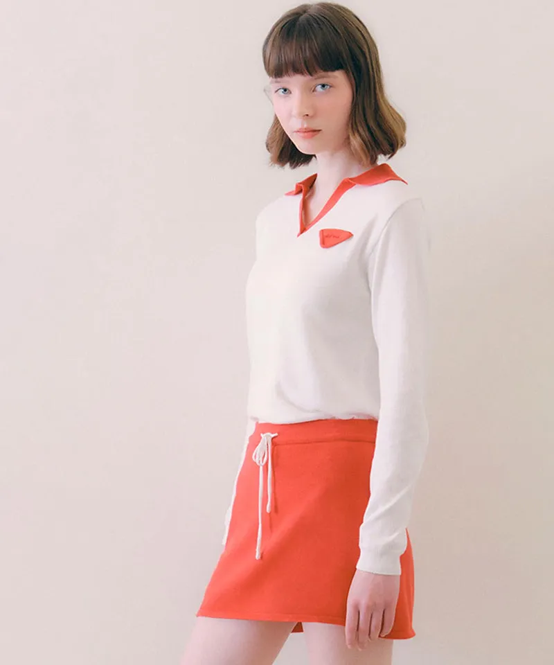 PIV'VEE Knit Mini A Skirt