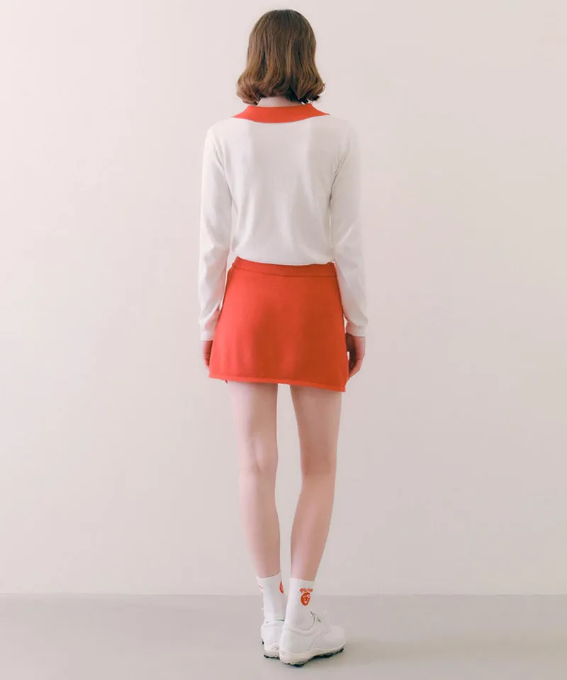 PIV'VEE Knit Mini A Skirt