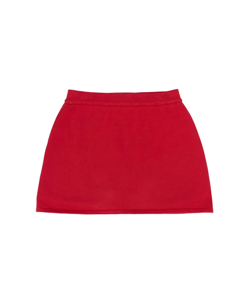 PIV'VEE Knit Mini A Skirt