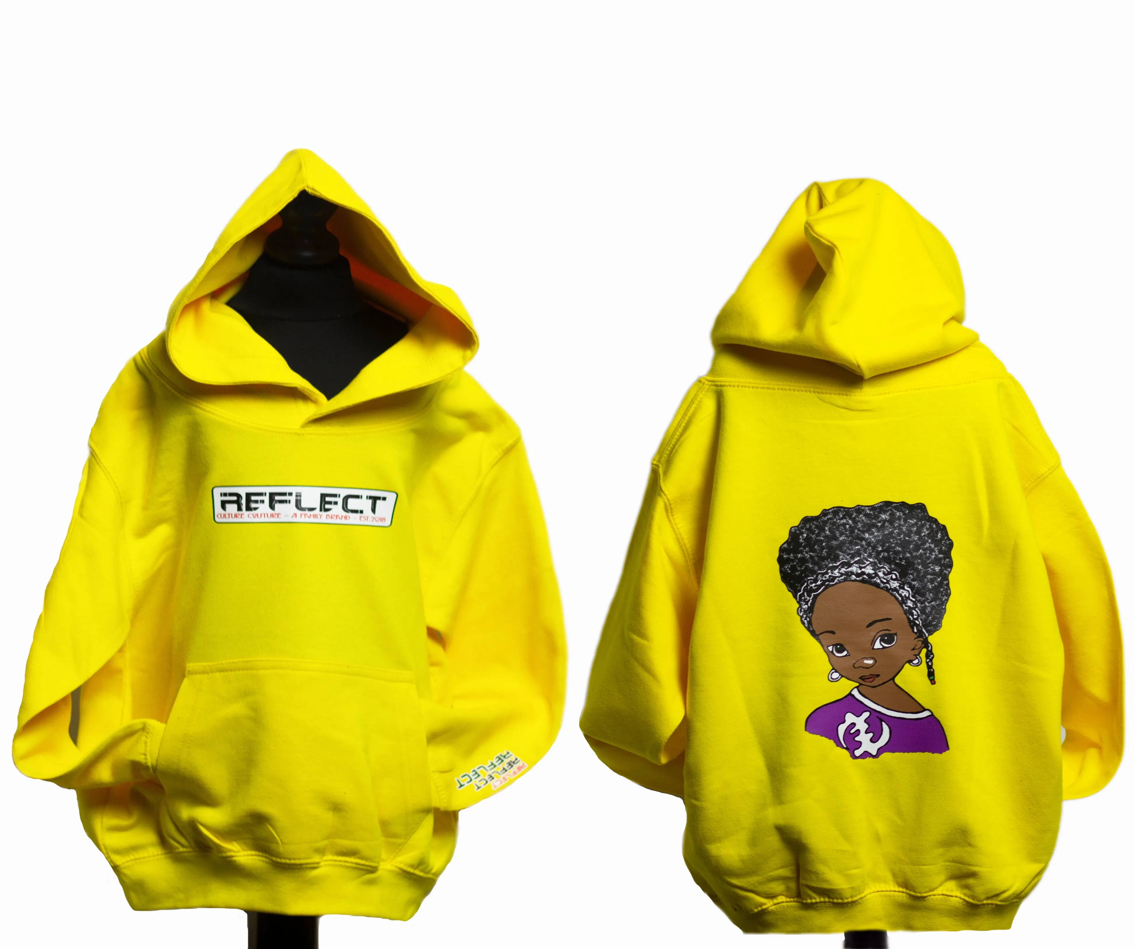 REFLECT Hoodie Girls [YELLOW]