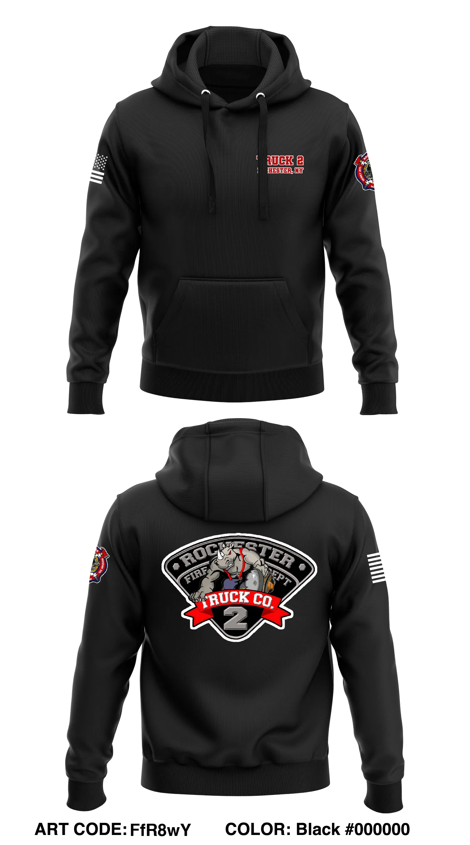 RFD Truck 2 Store 1  Core Men's Hooded Performance Sweatshirt - FfR8wY