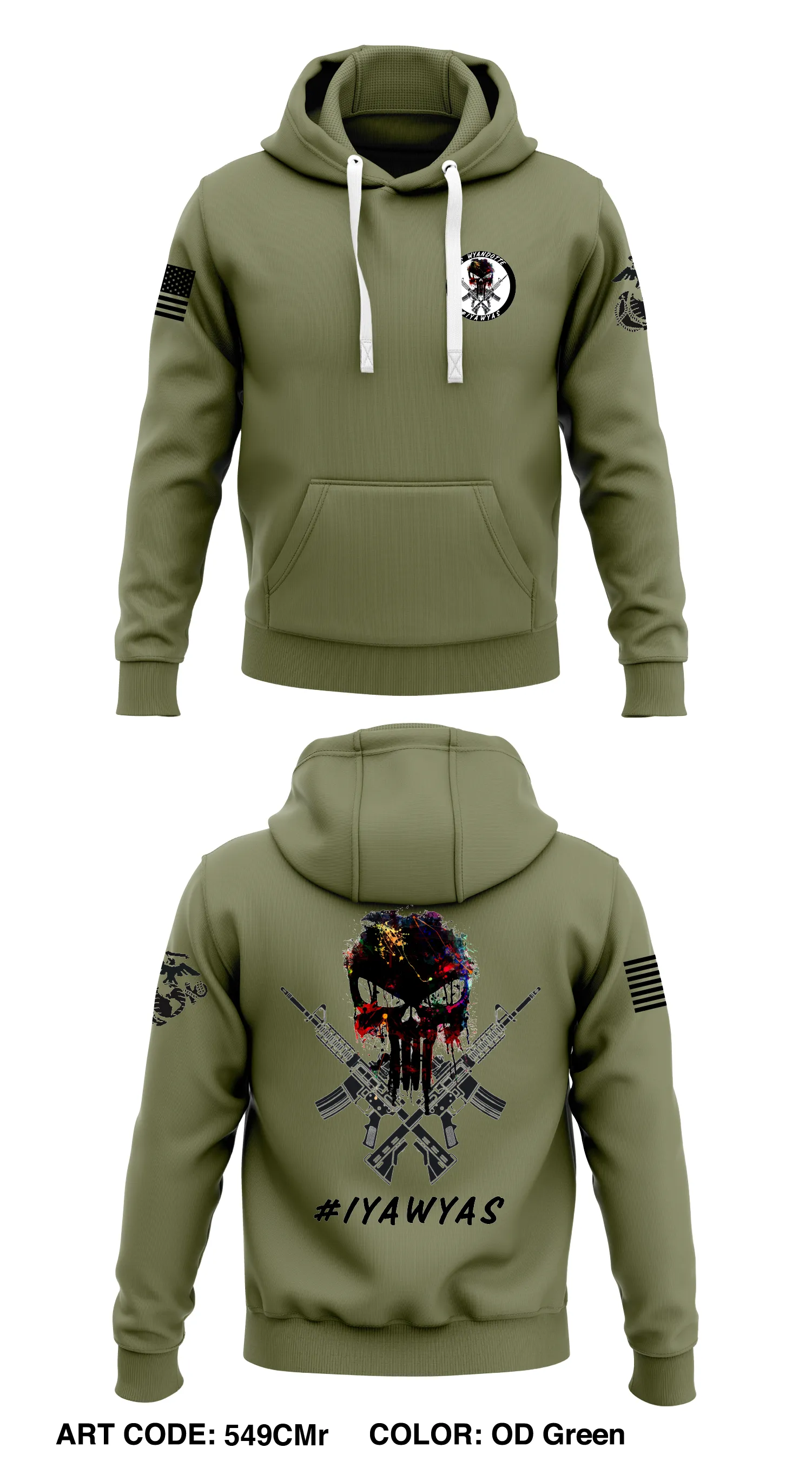 RSS WYANDOTTE Store 1  Core Men's Hooded Performance Sweatshirt - 549CMr