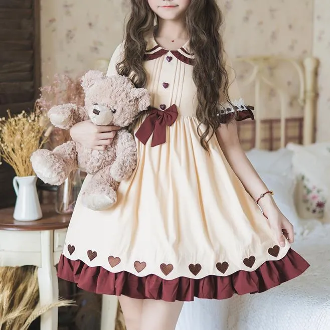 Ruffle Heart Lolita Dress SD00823