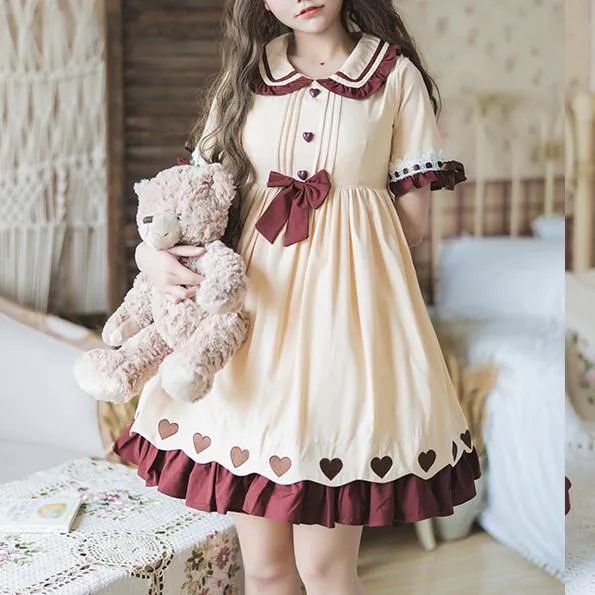 Ruffle Heart Lolita Dress SD00823