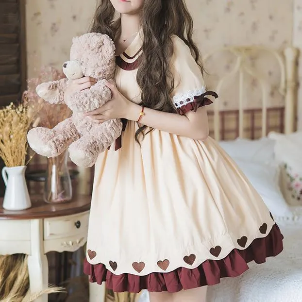 Ruffle Heart Lolita Dress SD00823