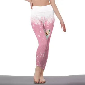 Santa Claus Christmas Legging Pet Apparel Gift For Women