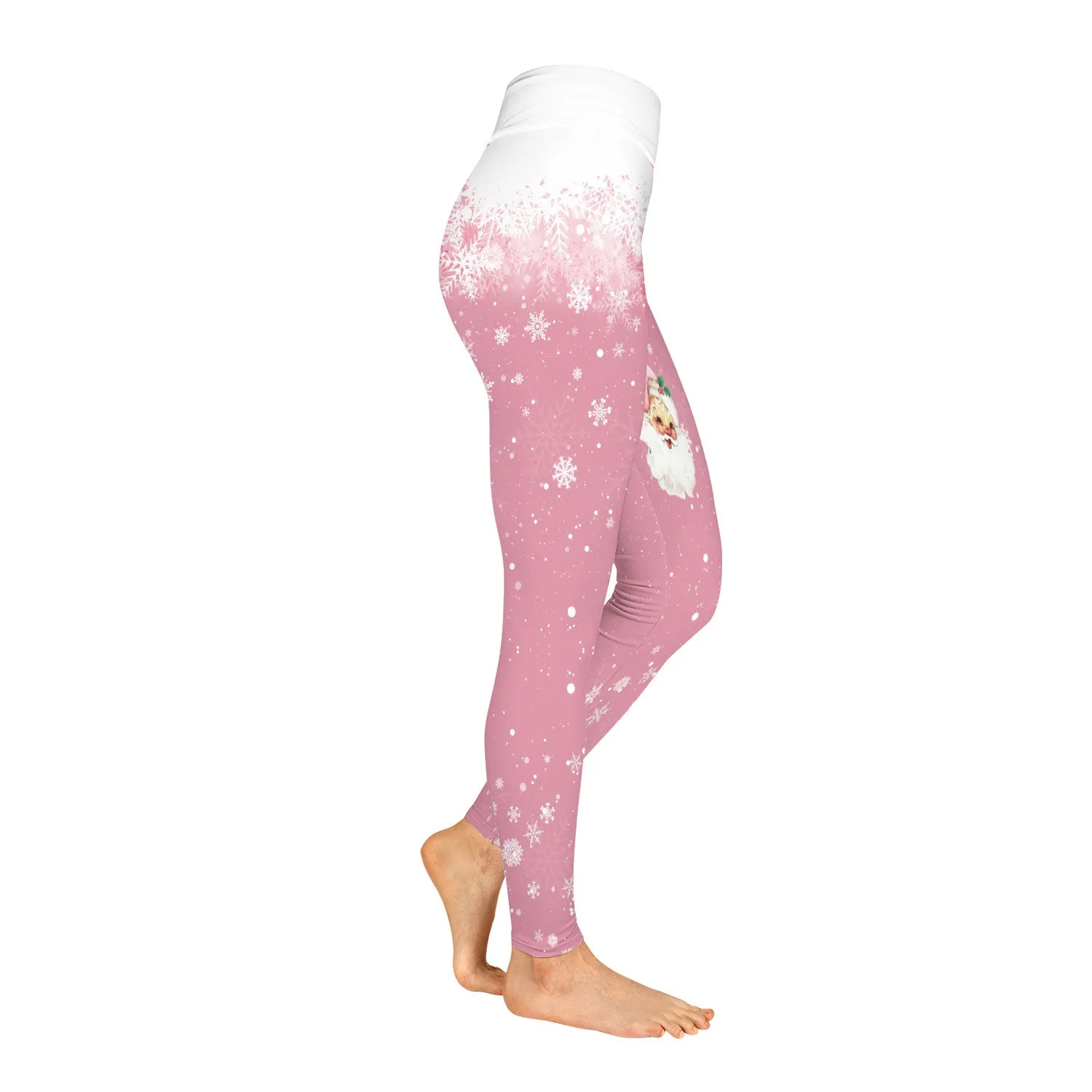 Santa Claus Christmas Legging Pet Apparel Gift For Women