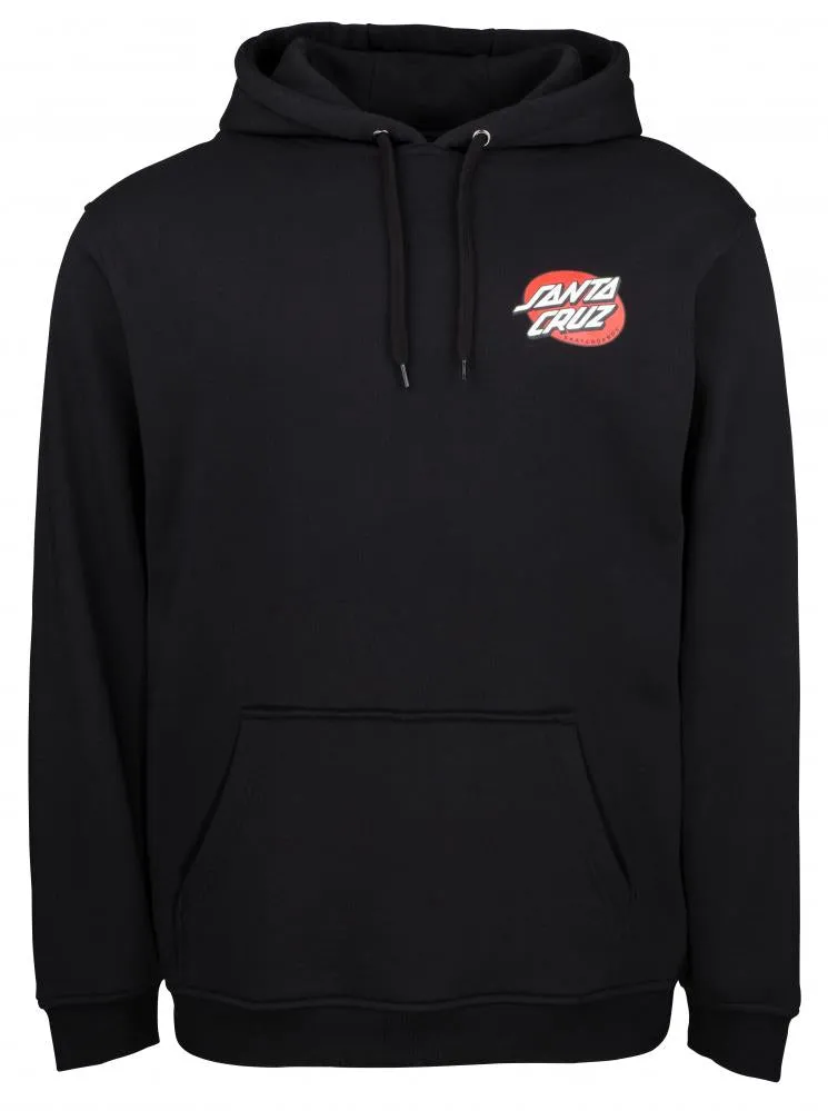 Santa Cruz Vintage Bone Hand Hoodie - Black
