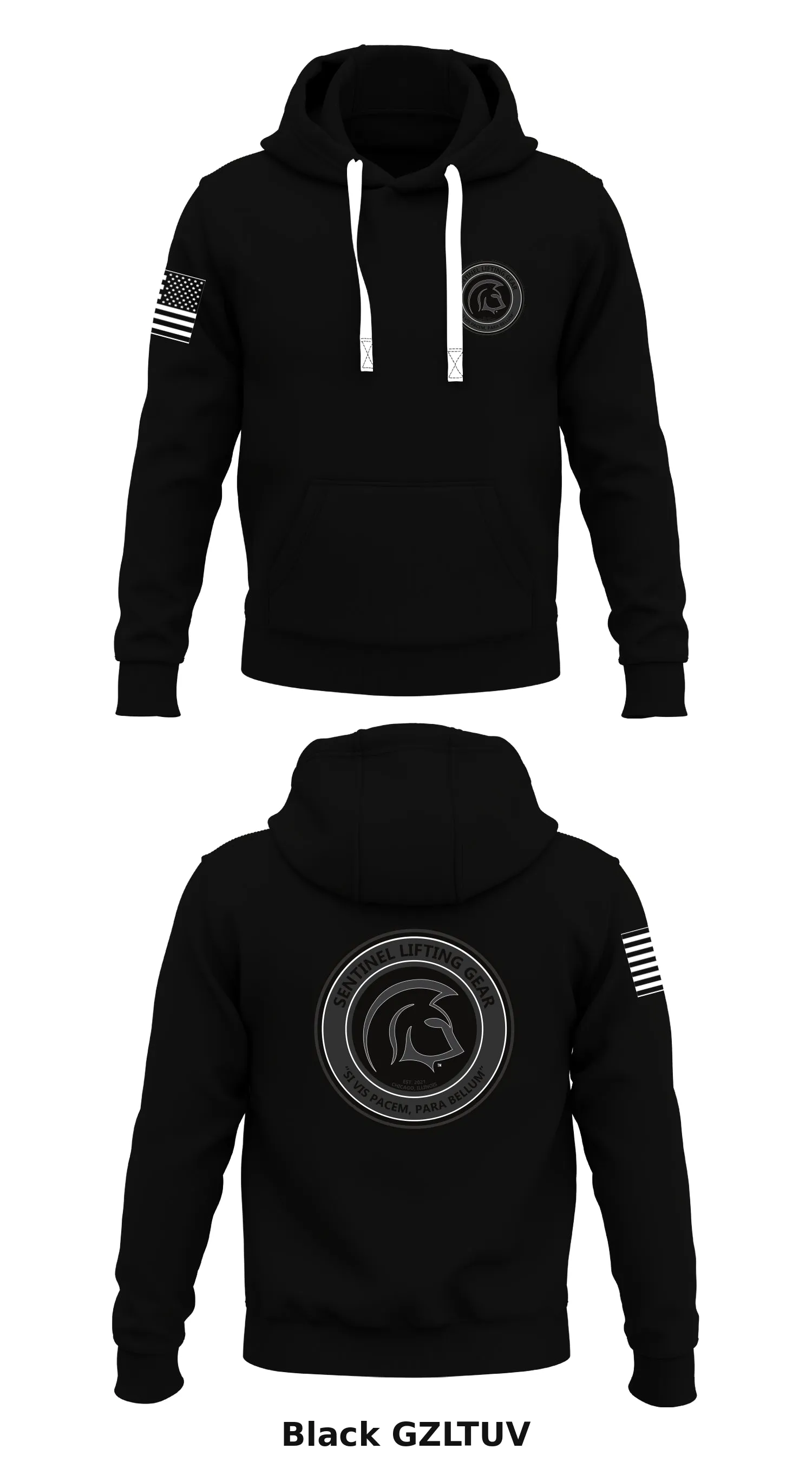 Sentinel Lifting Gear Store 1  Core Men's Hooded Performance Sweatshirt - GZLTUV
