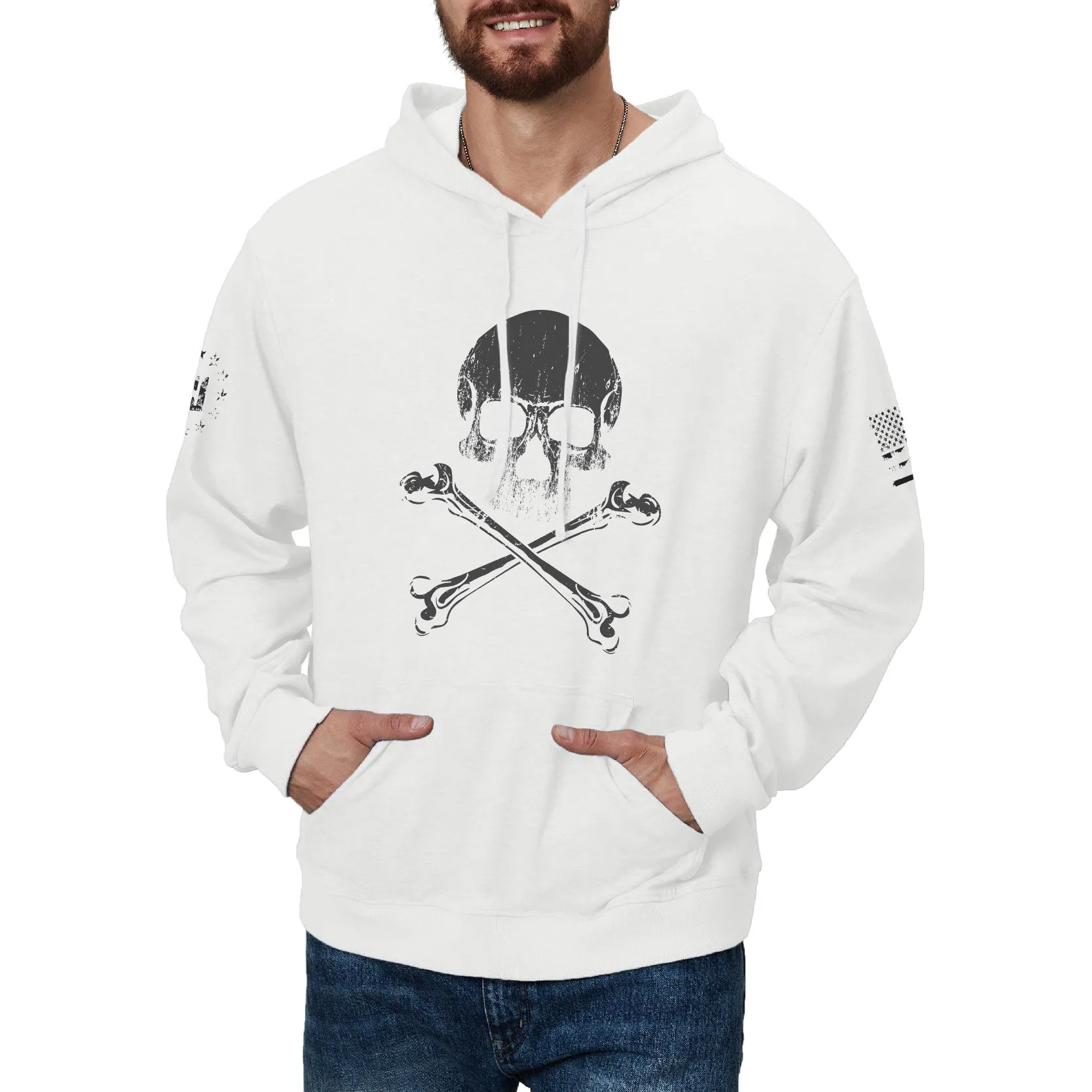 SKULL POCKET HOODIE