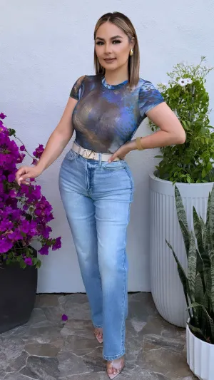 SKYE BLUE  BODYSUIT