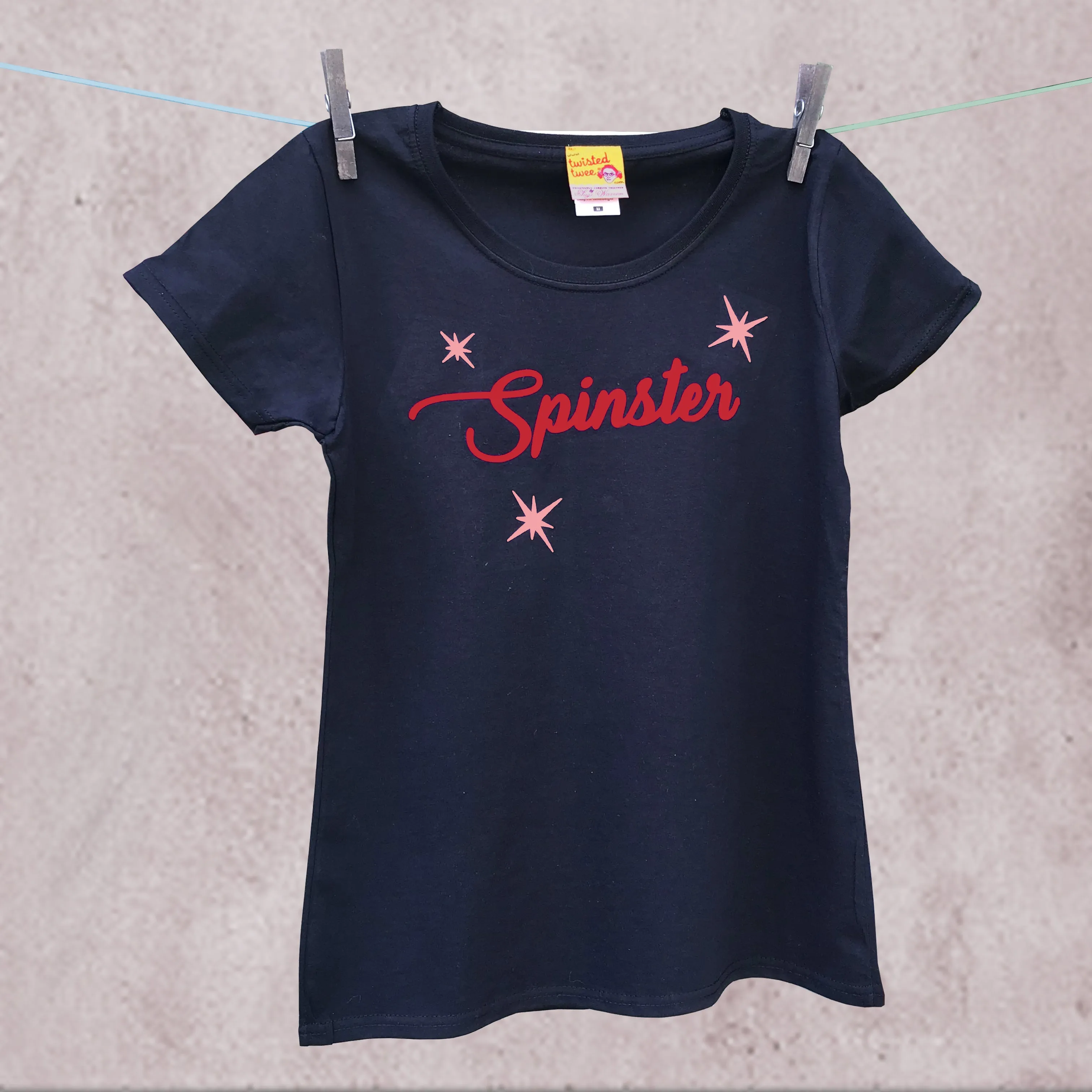 Spinster ladies t shirt for spicy old women
