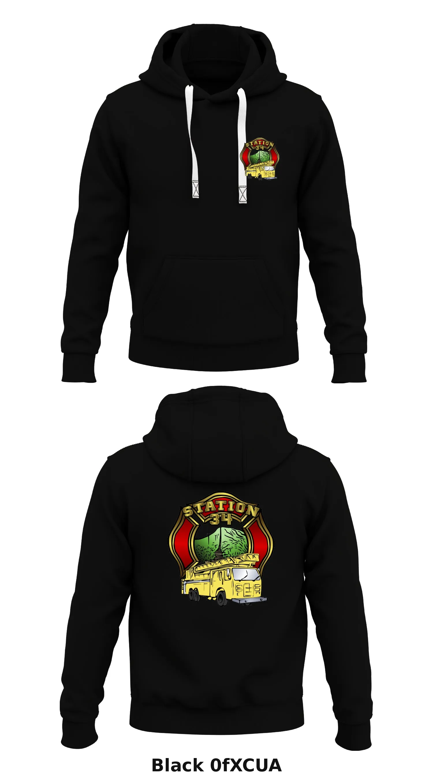 Station 34 Store 1  Core Men's Hooded Performance Sweatshirt - 0fXCUA