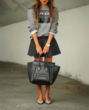 Stay Blessed Ladies Crewneck Sweater